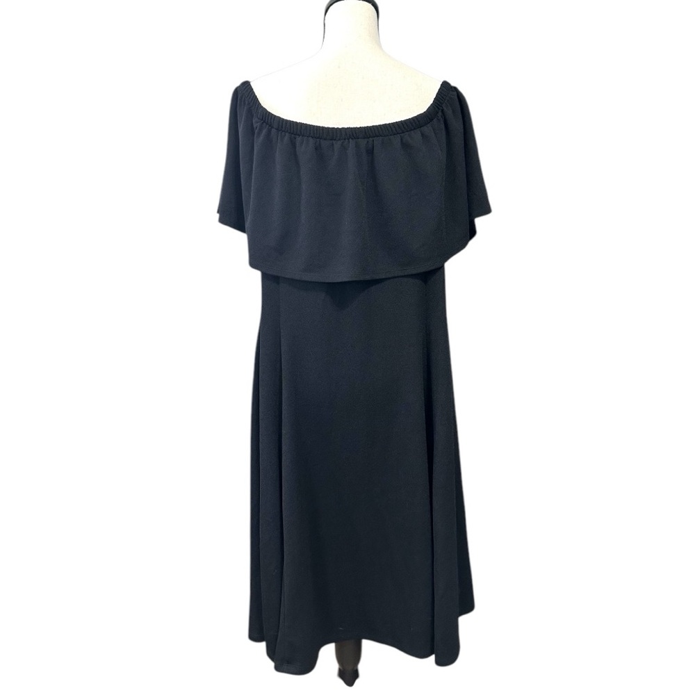 🖤Isaac Mizrahi Live Off-shoulder Black Dress - Picture 3 of 7